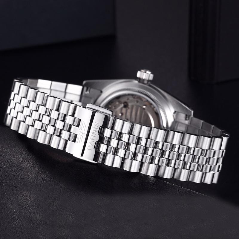 Parnis 36mm Automatic Mechanical Watch – Timeless Men’s Luxury Timepiece