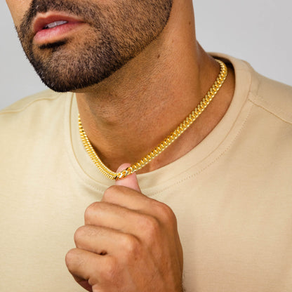 Hip Hop Titanium Steel Cuban Chain Necklace