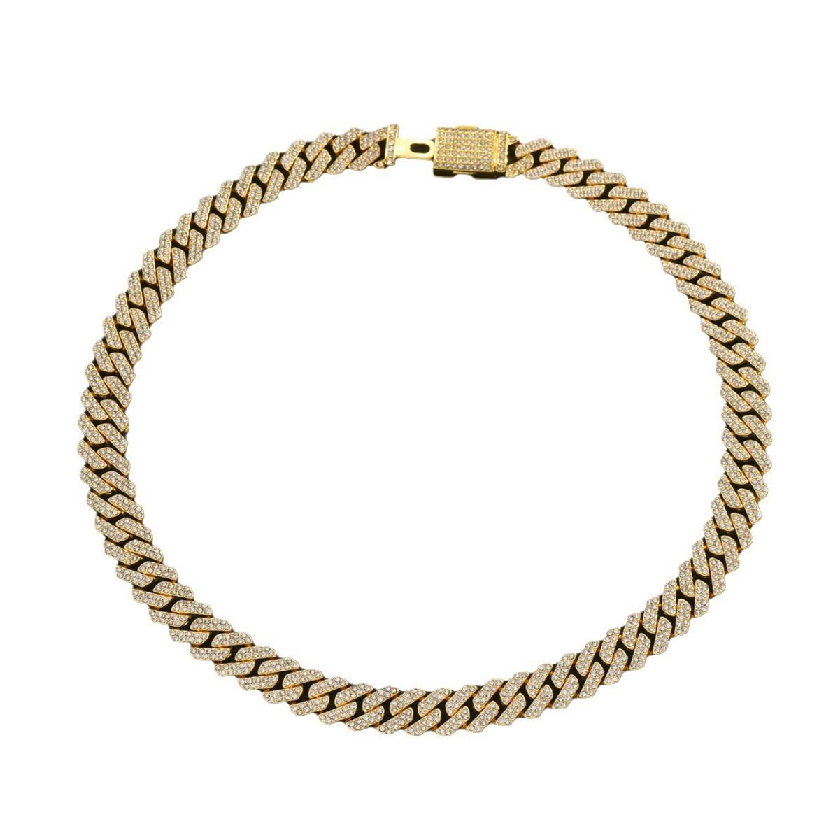 15mm Iced-Out Prong Cuban Chain